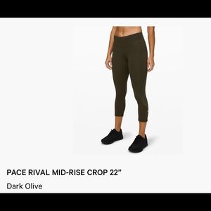Lululemon midrise workout tights
